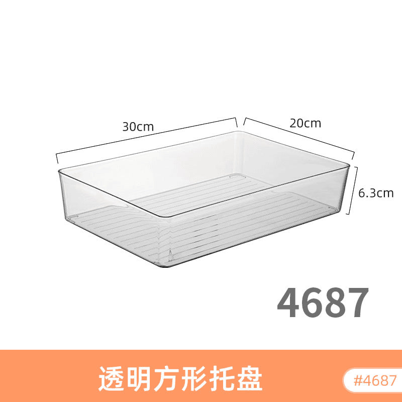 Desktop Storage Box Dormitory Cosmetics Transparent Basket Acrylic Drawer Mask Organizer Box Snack Sundry Storage Rack