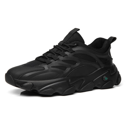Lion Eagle Dell Torre Shoes Men's Shoes Breathable 45 Thick Bottom Black Plus Size 46 Joker 47 Casual Shoes 48 sneaker