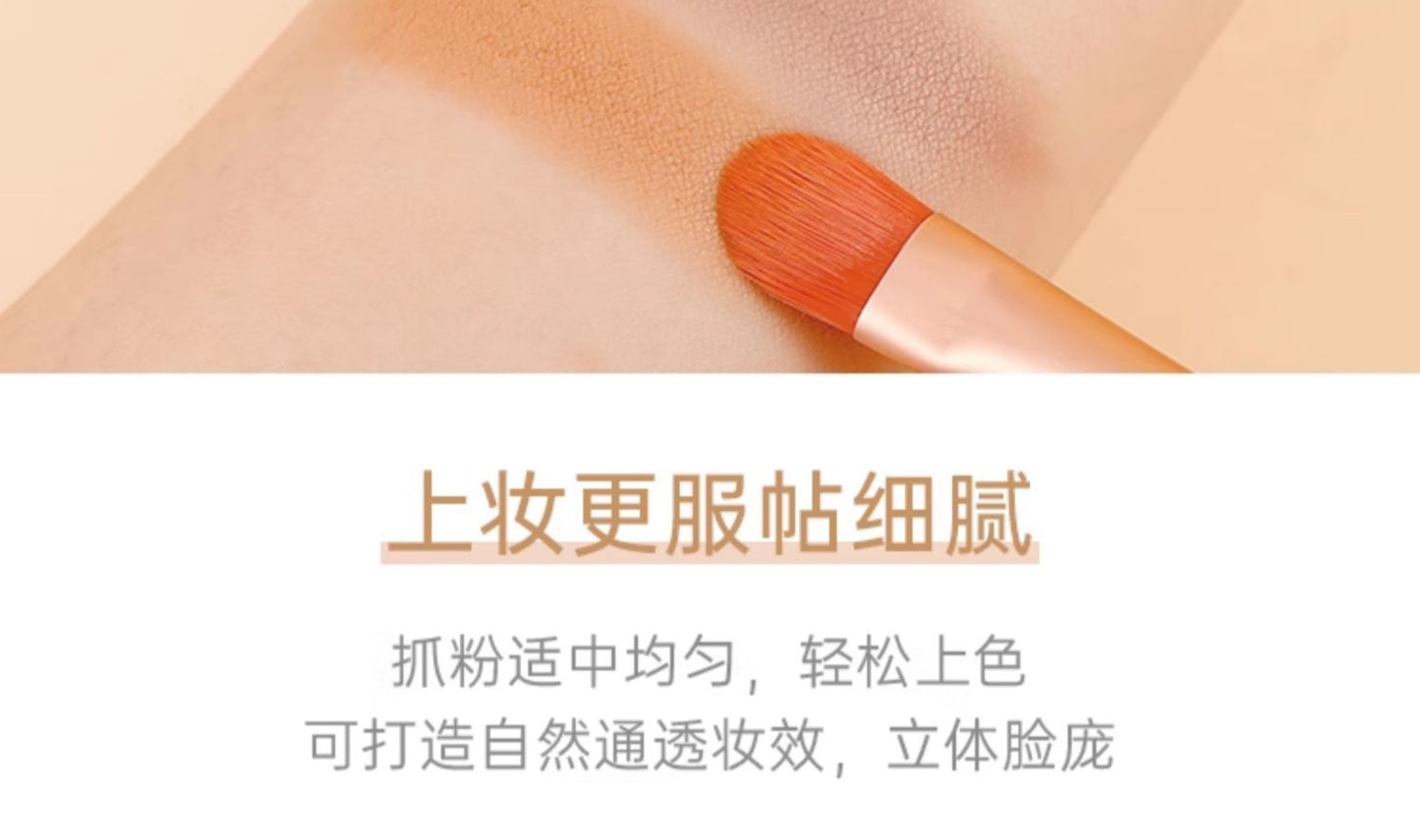 8 makeup brush suit portable short super soft travel blush brush eye shadow brush beauty tools for beginners