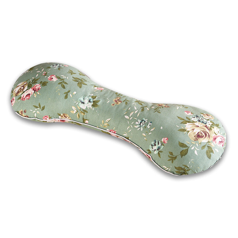 Tiktok hot heating Wormwood bone pillow Wormwood pillow Ice Silk bone cool pillow multifunctional cervical pillow factory wholesale