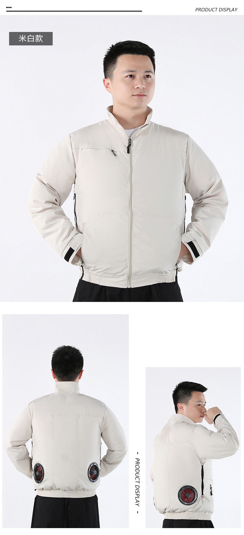 Cross-border New Smart Air-conditioning Clothing Jacket Clothes with Fan Outdoor Work Uniform Labor Protection Duty Fan Clothing