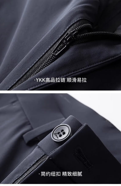 Wholesale Men's Business Wear Slim-fit Pants Summer Casual Men's Wear Youth Work Dress Black Workwear Pants