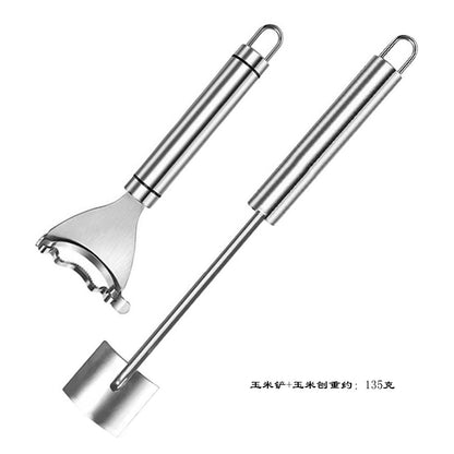 Stainless Steel Corn Scraper New Corn Thresher Corn Peeler Kitchen Gadget