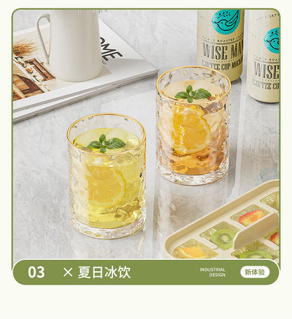 Cross-border pressing ice cube ice cube mould food grade pressing type household ice storage ice box with lid self-making ice box