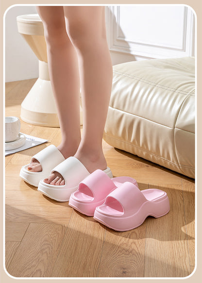 Eva Thick-Soled Slippers for Women to Feel Like Stepping on Shit, Indoor and Home Summer Deodorant Soft-Soled Outer Wear Heightening Beach and Seaside Slippers