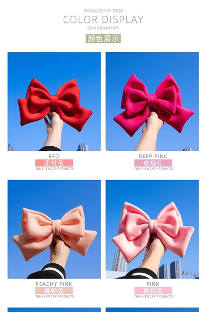 Motorcycle helmet decorations bow electric car battery car full helmet decorative accessories net red accessories women wholesale