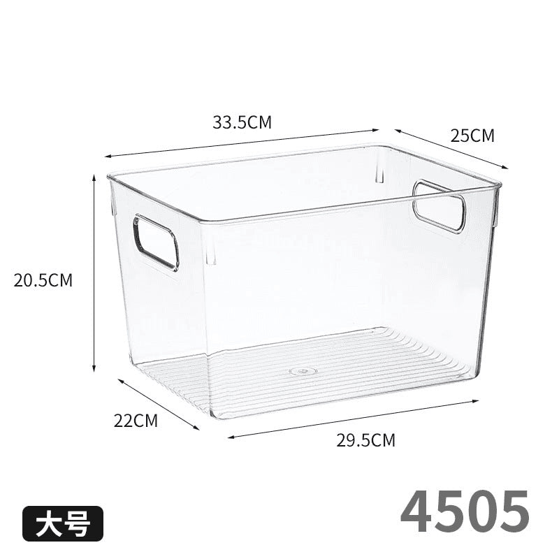 Desktop Storage Box Dormitory Cosmetics Transparent Basket Acrylic Drawer Mask Organizer Box Snack Sundry Storage Rack