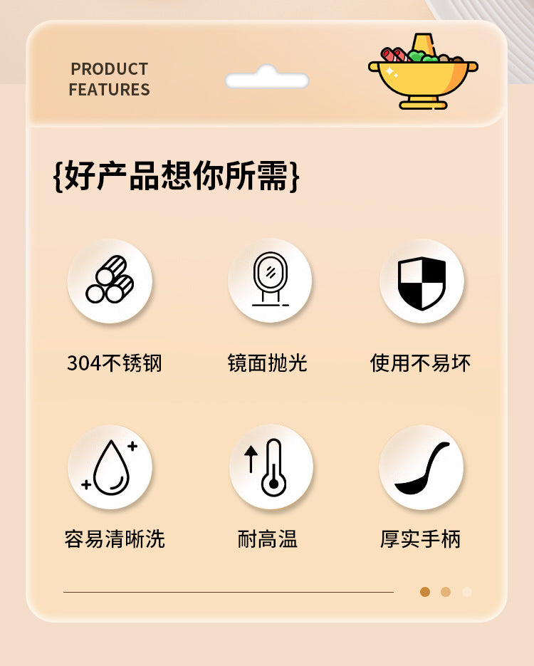 New 304 Stainless Steel Ice Cream Spoon Self-melting Ice Cream Spoon Digging Watermelon Fruit Ball Digger Eating Melon Artifact Spoon