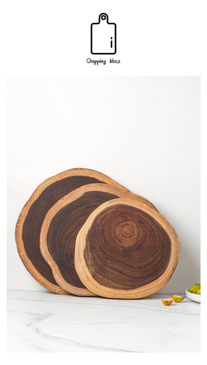 Creative Simple Solid Wood Cutting Board Natural Acacia Cutting Board Cutting Board Cutting Board Fruit Cutting Board Original Cutting Board