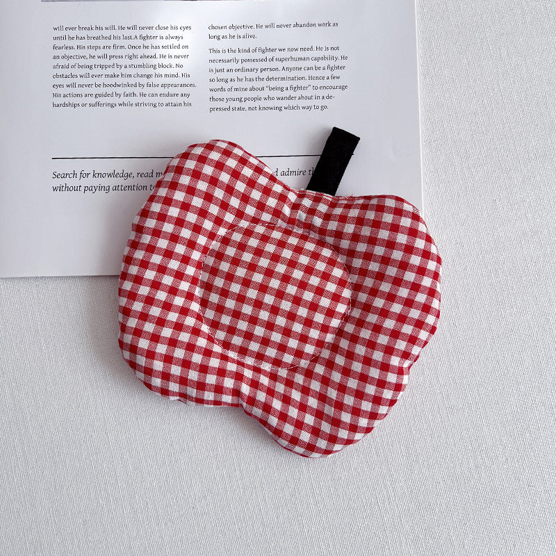 Meizuo Elements Korean-Style Ins-Style Apple Quilted Coasters Fabric Tea Coasters Cute Anti-Scalding Mats Factory Direct Sale