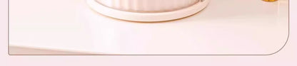 Cosmetic Brush Storage Cylinder Rotating Dustproof Dressing Table Cosmetic Storage Box Lipstick Eyeshadow Storage Rack Desktop Pen Holder