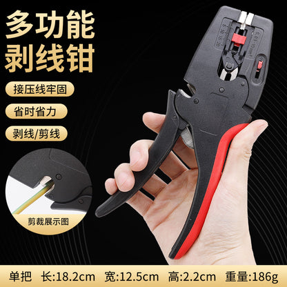 Fully Automatic Duckbill Wire Stripping Pliers for Cables, Multifunctional Electrician Wire Pliers, Wire Cutting Pliers, High-Voltage Stripping Pliers