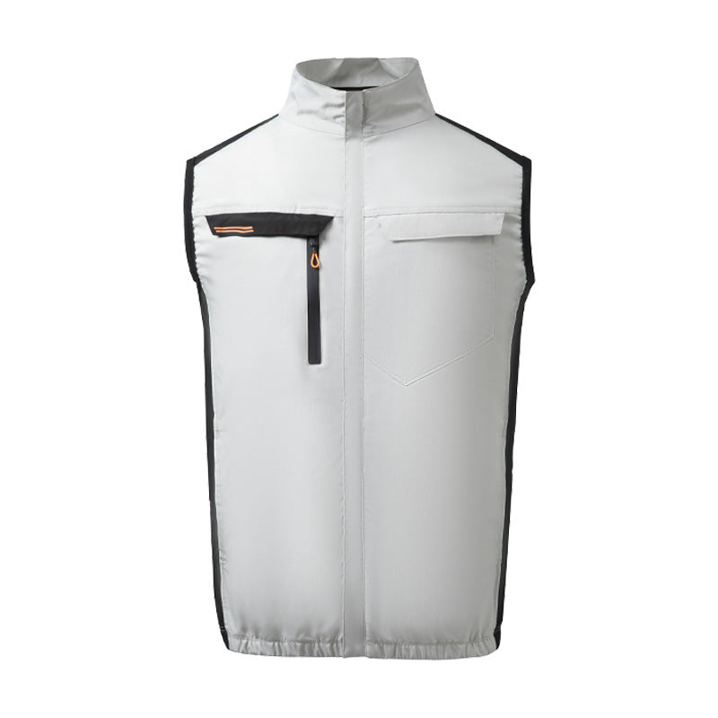 Summer Air-Conditioned Clothing Fan Clothing Sleeveless Cooling Refrigeration Sleeveless Outdoor Sports Sun Protection Vest USB Work Clothes