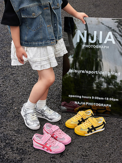 Genuine Leather Boys' Sneakers 2026 Summer New Style Children's Mesh Casual Shoes Breathable Girls' Sports Shoes White Shoes