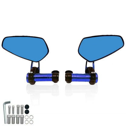 Motorcycle Off-Road Vehicle Modified Universal Folding Mirror Mount Reflective Mirror Cnc Aluminum Alloy Rearview Mirror