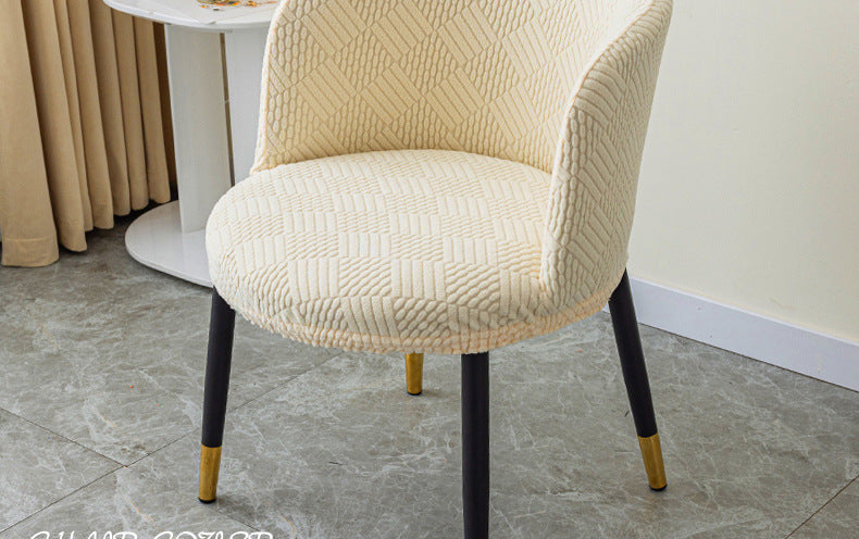 Curved chair cover dressing table dressing table office coffee shop conference semicircle chair cover chopsticks cover cover cloth