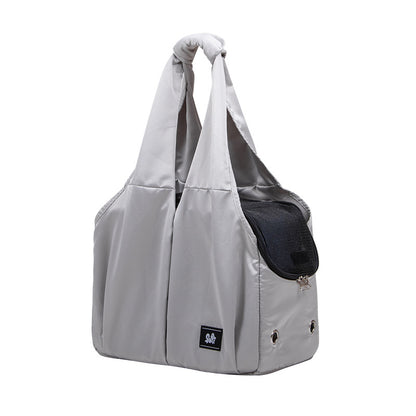 Cat Bag Outgoing Portable Pet Bag Large Capacity Breathable Cat Backpack with Dog One-Shoulder Handbag Soft