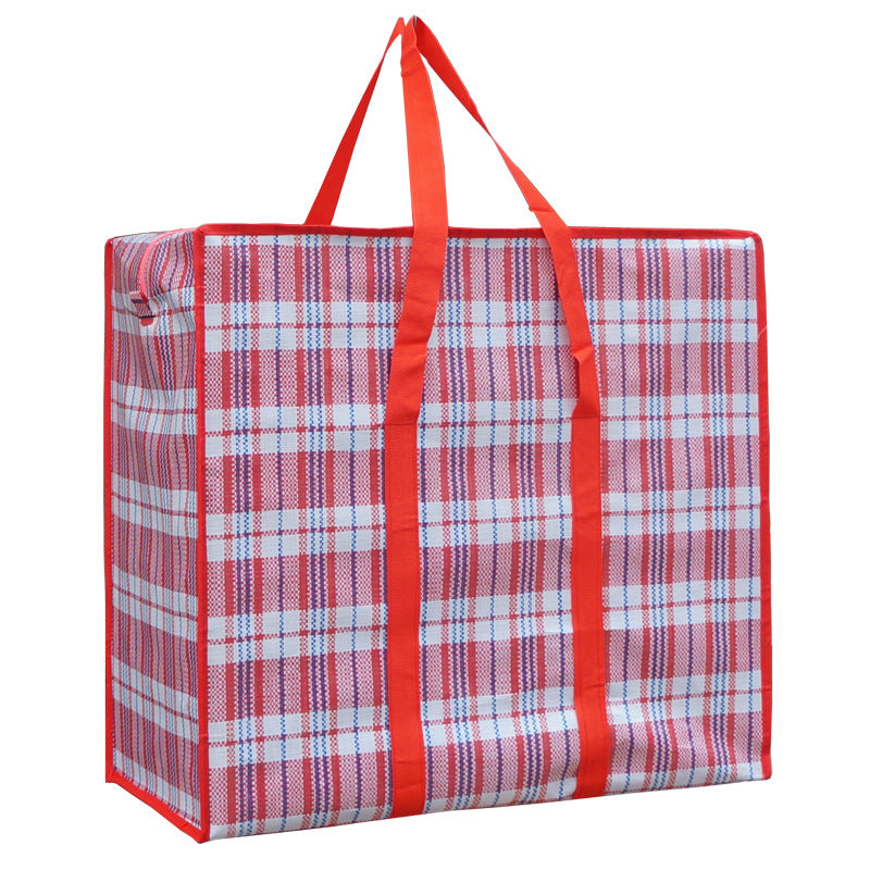 Woven Bag Quilt Storage Bag Clothing Organizer Bag Packing Bag Moving Bag Travel Storage Large Capacity Portable