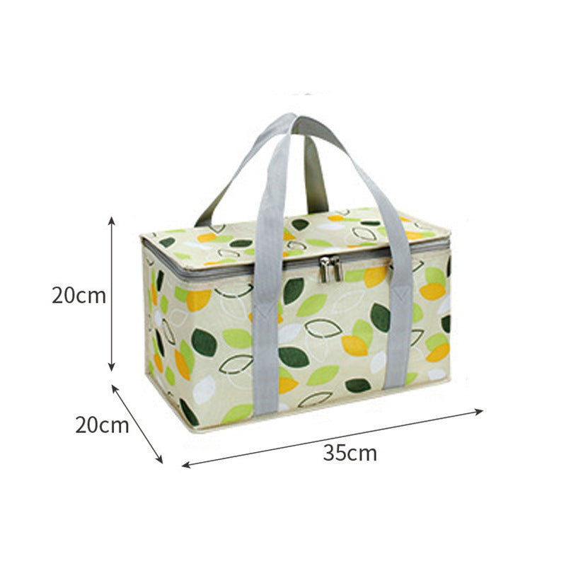 Spot Takeout Insulation Bag Wholesale Outdoor Picnic Insulation Satchel Ice Bag Large Capacity Takeaway Cake Insulation Bag