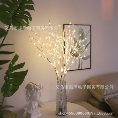 New 50LED branch modeling lamp simulation birch home party atmosphere decoration landscape luminous tree lamp