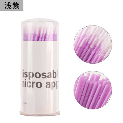 New wholesale long head cotton swab eyelash tattoo nail cleaning cotton swab eyelash disposable long thread cotton swab