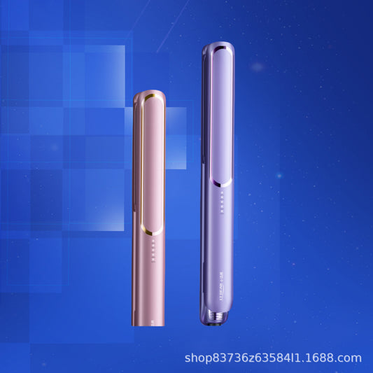 A generation of cross-border straight roll dual-purpose hair straightener portable electric splint hair salon household wet and dry curling iron