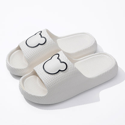 Stepping on excrement feeling sandals and slippers women's summer new home non-slip bathroom home men's eva cool tray factory wholesale cross-border