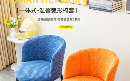Curved chair cover dressing table dressing table office coffee shop conference semicircle chair cover chopsticks cover cover cloth