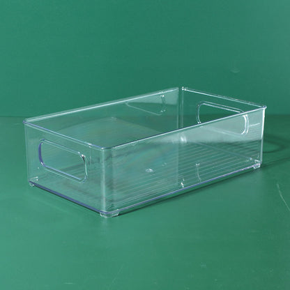 Desktop Storage Box Drawer Built-in Partition Transparent Acrylic Narrow Long Rectangular Cosmetic Workstation Kitchen