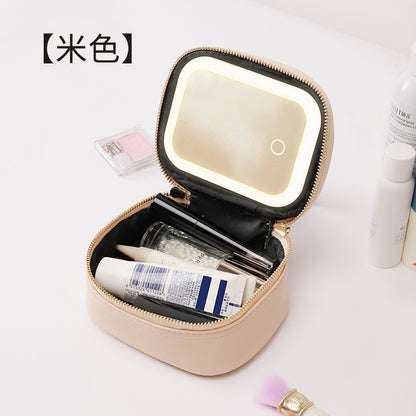 Cosmetic Bag with LED Light Portable small size Cosmetic Case Travel Cosmetic Storage Box