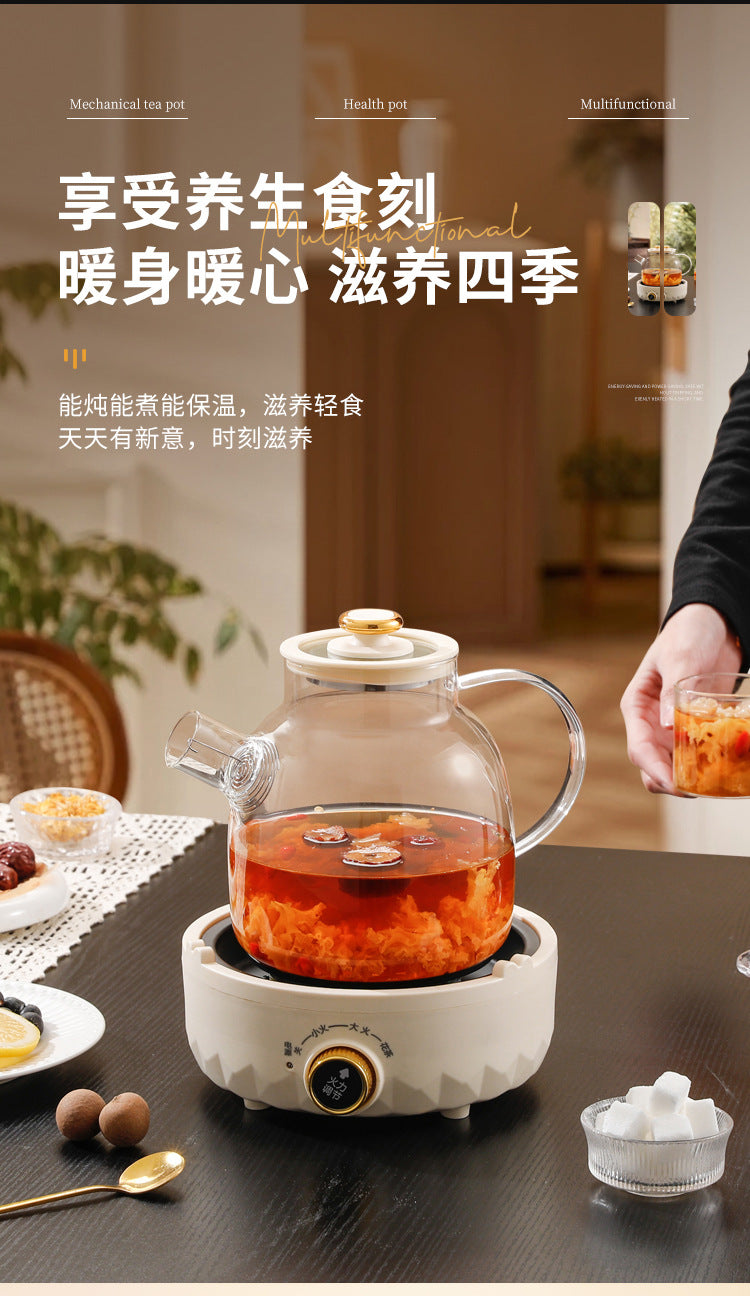 Multifunctional Health Pot Household Boiling Teapot Office Flower Teapot Glass Kettle Reservable Health Cup Gift