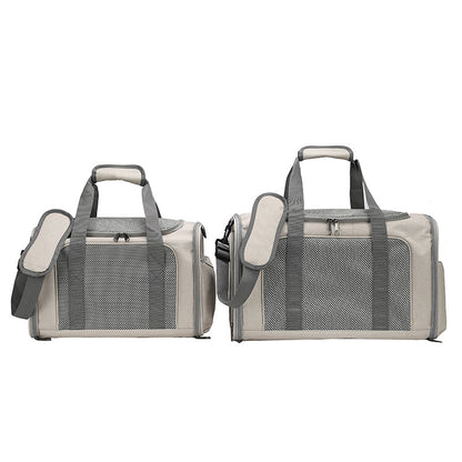 Cat Bag Outgoing Portable Large Capacity Breathable Cat Car Cage Cat Cage Dog Bag Portable Crossbody Foldable Pet Bag
