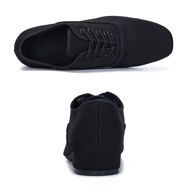 Oxford Cloth Latin Dance Shoes Men's Square Dance Shoes Adult Modern Dance Shoes Soft Bottom Social Dance Shoes Dance Shoes 2025