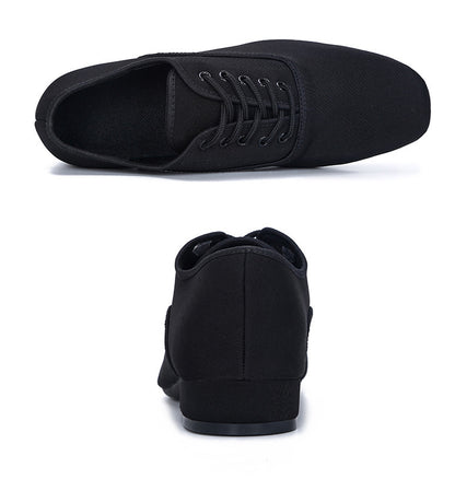 Oxford Cloth Latin Dance Shoes Men's Square Dance Shoes Adult Modern Dance Shoes Soft Bottom Social Dance Shoes Dance Shoes 2025