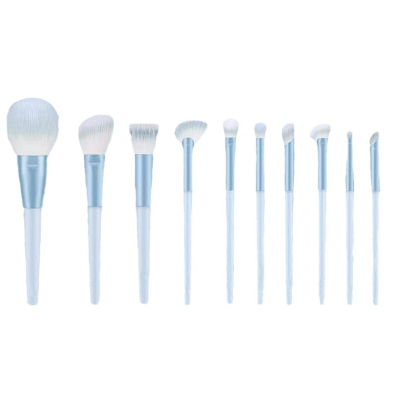 Clear sky 10 makeup brush suit powder eye shadow foundation brush nose shadow lip brush vignetting brush makeup tools wholesale