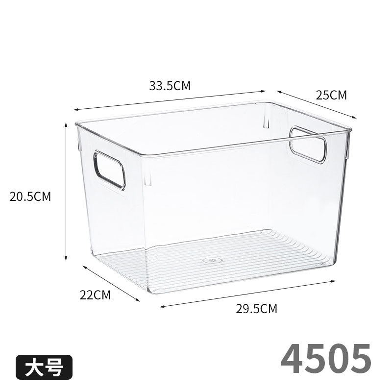 Enlarge 40cm Long Transparent Box Narrow Long Square Storage Box 15cm Wide Water-tight Drawer Finishing