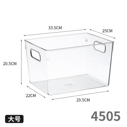 Enlarge 40cm Long Transparent Box Narrow Long Square Storage Box 15cm Wide Water-tight Drawer Finishing