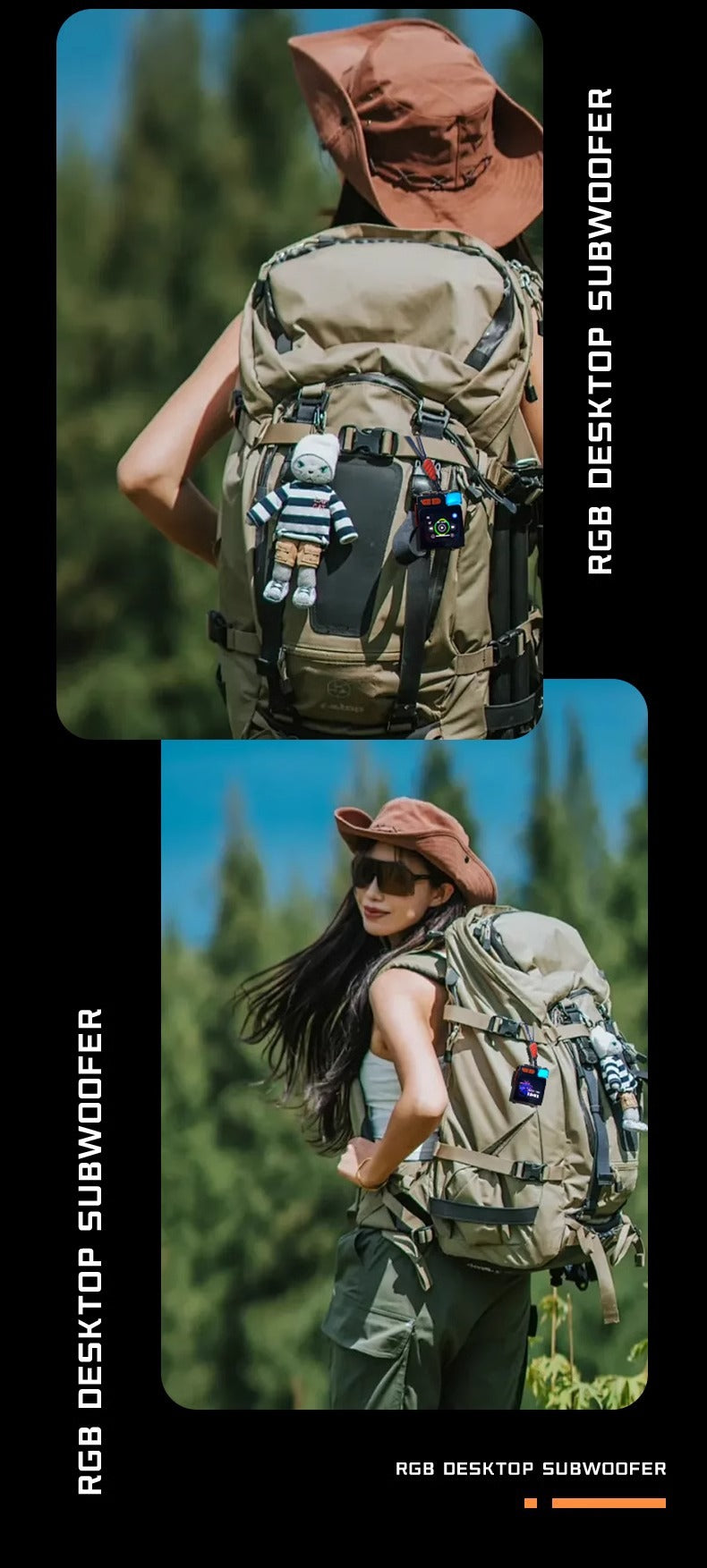 New metal bluetooth speaker atmosphere light portable speaker high power wireless mini stereo high sound quality
