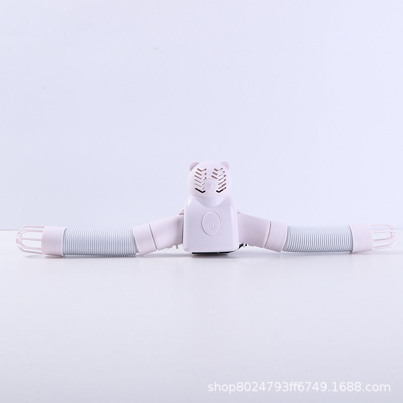 Drying Clothes Hanger Portable Plastic Folding Deodorizing Travel Drying Clothes Hanger Shoe Dryer Electric Drying Clothes Drying Rack