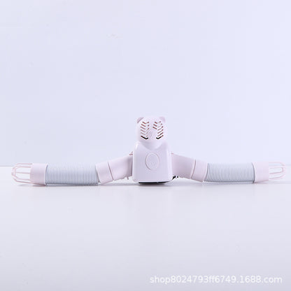 Drying Clothes Hanger Portable Plastic Folding Deodorizing Travel Drying Clothes Hanger Shoe Dryer Electric Drying Clothes Drying Rack