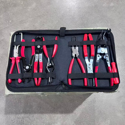 Red and black elbow 60 degree power-off pliers bolt pliers multi-purpose pliers car oil pipe separation harness pliers cross-border pliers