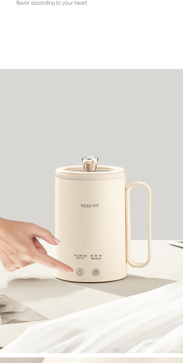 Portable Boiling Cup for Tea Mini Timing Electric Stew Kettle Electric Stew Health Cup Stew and Boiling Integrated Automatic Electric Boiling Cup