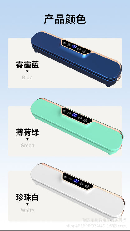 Automatic Vacuum sealing machine food packaging machine small fresh-keeping sealing machine household plastic sealing machine vacuum group purchase