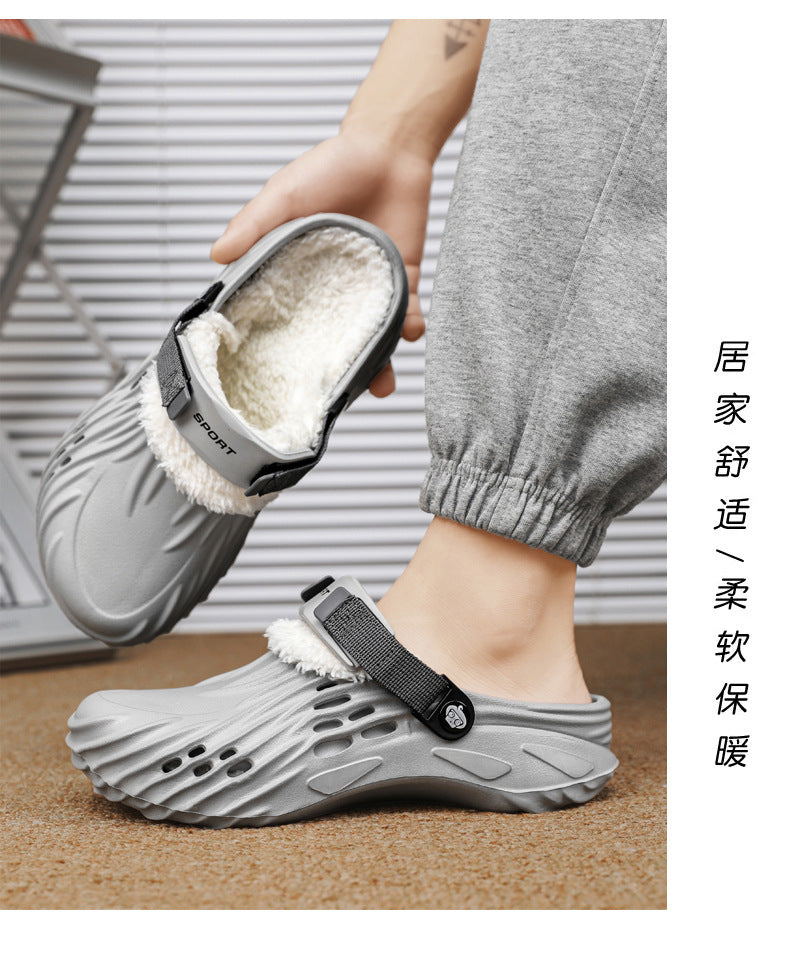 Cotton Slippers for Home, High-End Outer Wear, 2025 Winter New Cross-Border Cotton Shoes Manufacturer Wholesale Cotton Tow