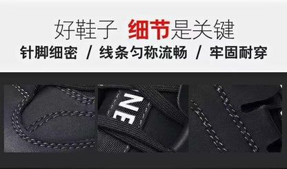 Cold-resistant warm cotton-padded shoes men's warm winter thickened fluff outdoor leather high-top one-piece Northeast snow boots non-slip