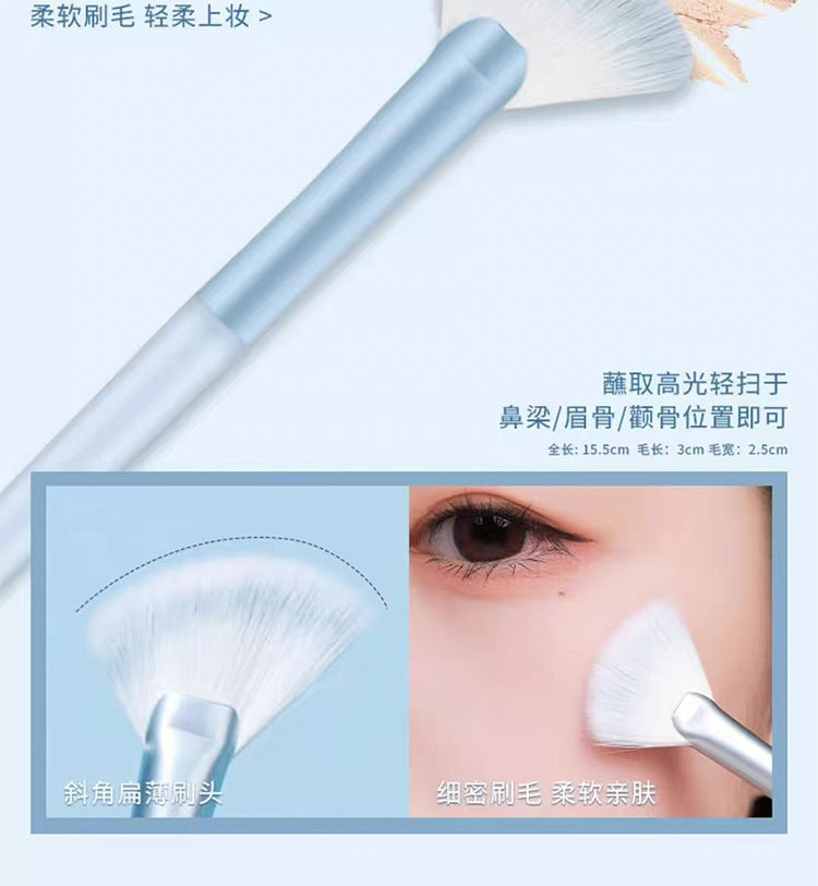 Clear sky 10 makeup brush suit powder eye shadow foundation brush nose shadow lip brush vignetting brush makeup tools wholesale
