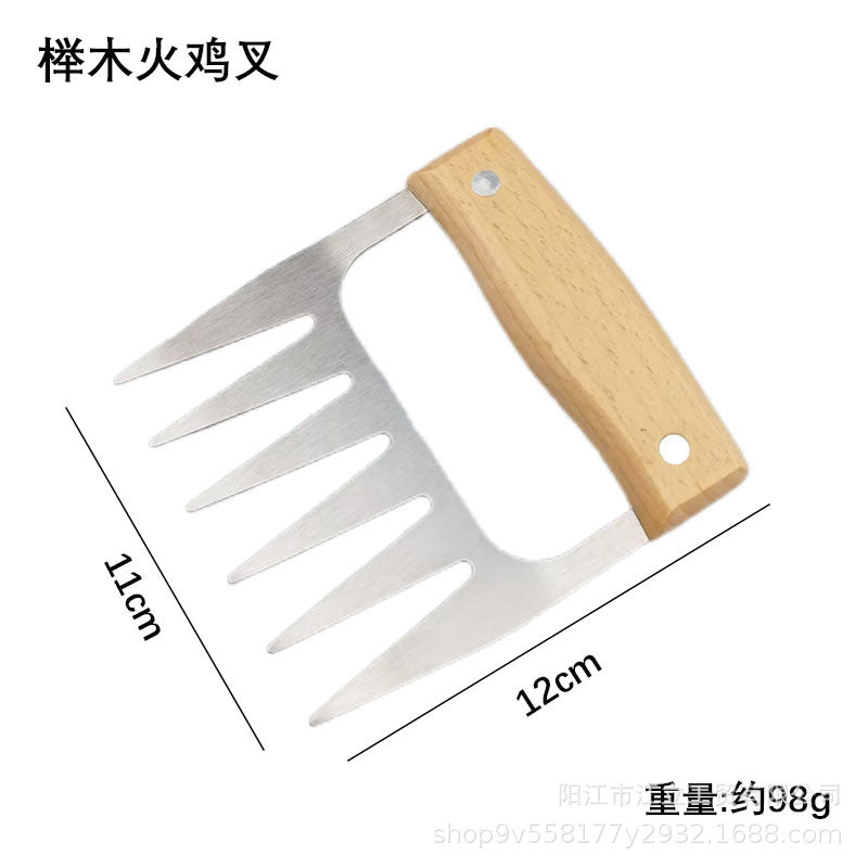 Triangle Stainless Steel Teppanyaki Grilling Shovel Multi-use Steak Hand-held Pancake Shovel Restaurant Teppanyaki Cuisine Gadget
