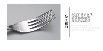 3 04 months light steak knife fork spoon thickened stainless steel tableware western food knife fork spoon dessert spoon upscale hotel restaurant