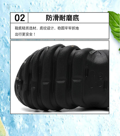 One Shoe, Two Wear, Fashionable Large Size Cross-Border Clogs, Men's Outer Wear, Casual Toe-Toe Slippers, Outdoor Trendy Men's Beach Shoes