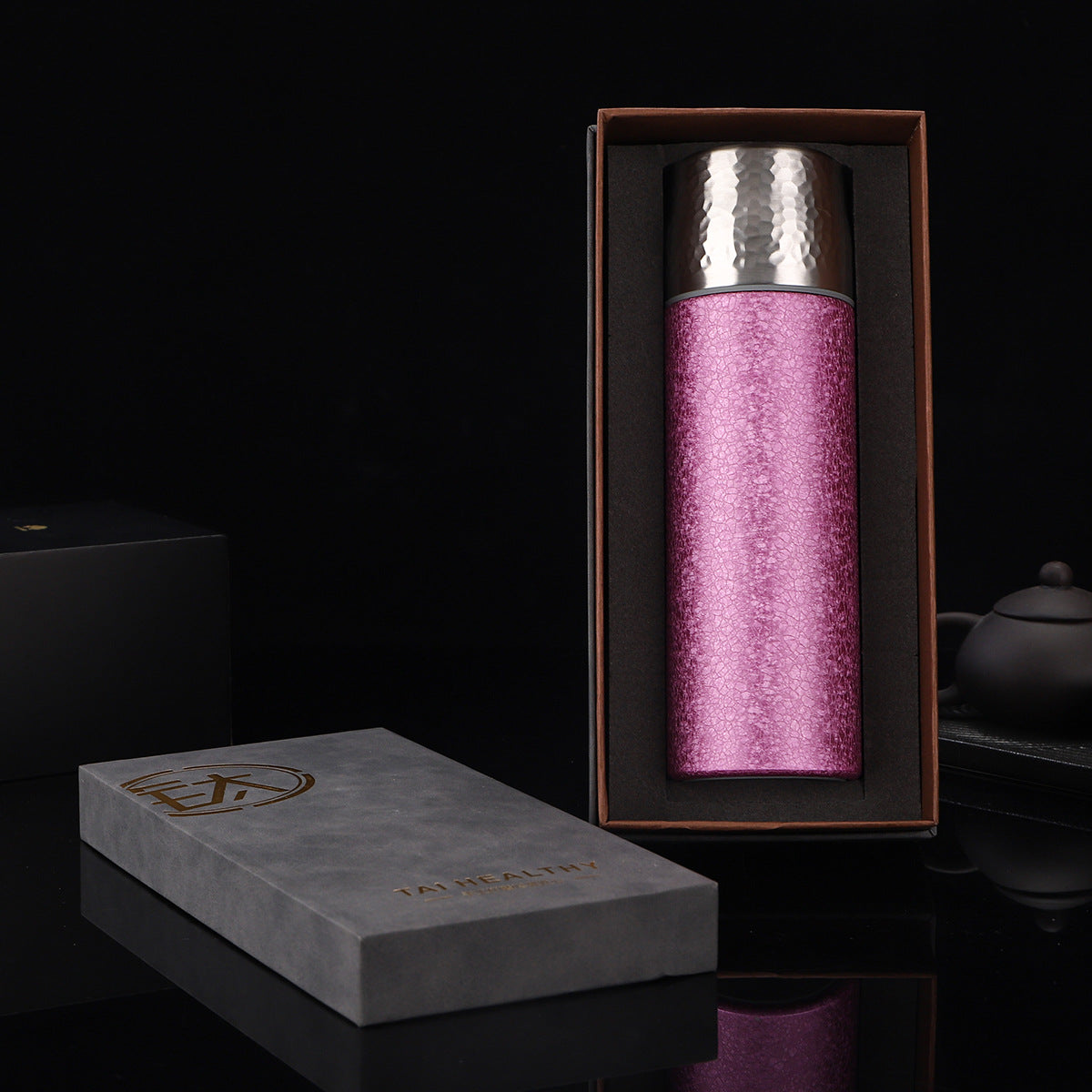 New High-Looking Pure Titanium Insulated Titanium Cup, Light Luxury and High-End Business Gift Water Cup, High-End Household Tea Cup